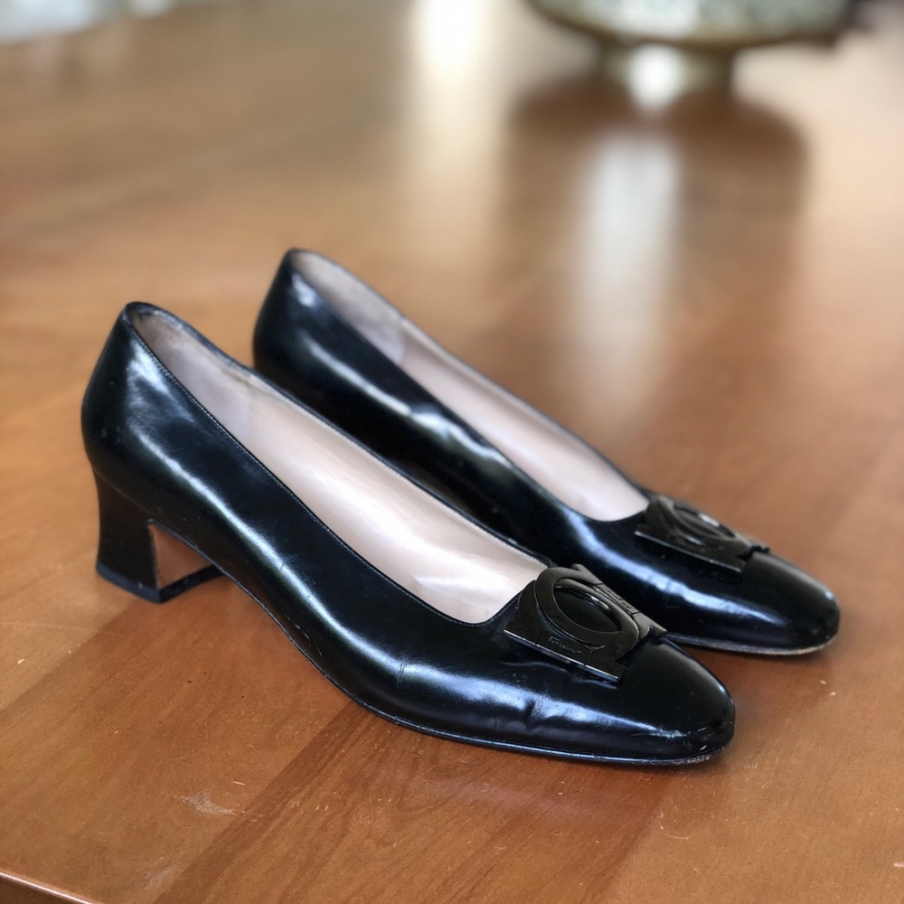 Black Salvatore Ferragamo women shoes